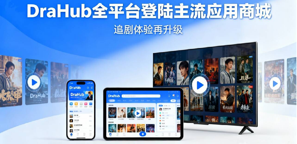 DraHub全平台登陆主流应用商城 追剧体验再升级